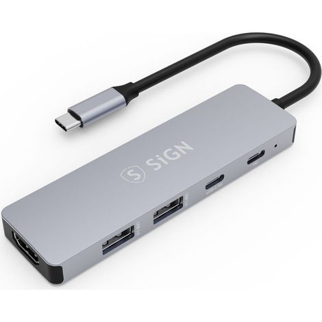 Sign Hub Usb C Auf Usb A Usb C Pd Hdmi