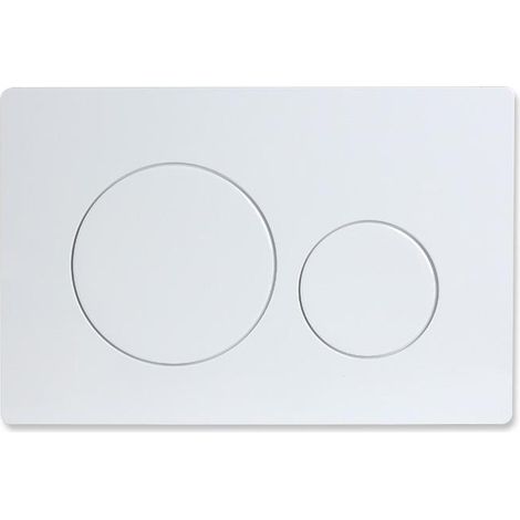 Panneau de réservoir d'eau caché, accessoires de bouton de chasse d'eau de toilette à montage mural, adapté au MB2010,Blanc (1/5)