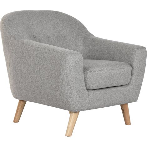 Sillon Poliester Rubberwood 83X80X80 Topo (1/5)