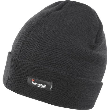 Bonnet de travail anti-froid Thinsulate 3M™ - Noir - Result