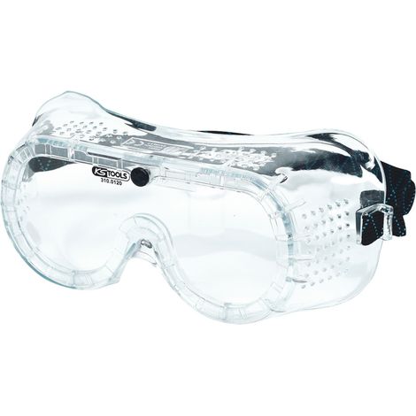 KS TOOLS Schutzbrille mit Gummiband-transparent, EN 166 - 310.0120 (1/5)