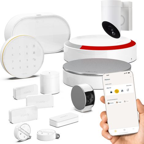 SOMFY 1875347 - Home Alarm Advanced - Pack video plus