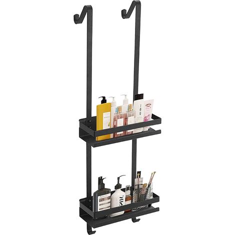 Étagère de Douche – A Poser sans Percer – Rangement de Douche Suspendu avec 2 Niveaux – 742510.2cm (1/5)