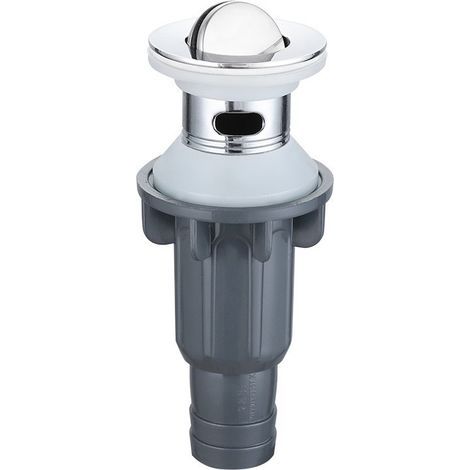 Bonde pour lavabo à clapet en acier inoxydable (1/4)