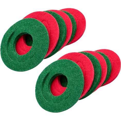 12Pcs Fibre de Feutre épaisse Rondelles de Terminal de Batterie, Rondelles En Fibre Joint de Protection de Borne de Supérieure pour Batterie de Voiture, Bagues de Protection Anticorrosion (1/5)