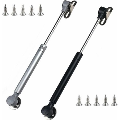 – Vérin à gaz 100N pour porte de cuisine – Amortisseur hydraulique 27 cm – Charge max 10 kg – Installation facile avec vis (1/5)
