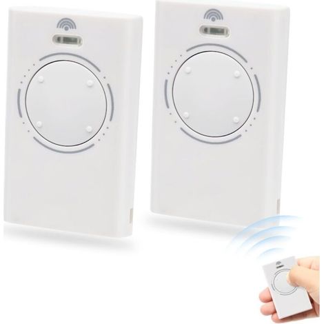 Lot de 2 télécommandes de porte de garage 868 MHz 4 canaux compatibles avec XT4 868 SLH LR, XT4 868 SLH, XT2 868 SLH LR, XT2 868 SL