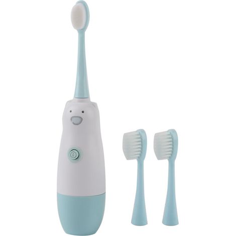 Brosse à dents électrique enfant 2-12 ans, poils souples, étanche et durable