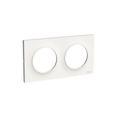 Schneider Electric Odace Styl placa de acabado blanca