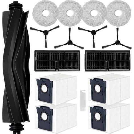 Kit D'accessoires pour Dreame L10s Pro Ultra Heat/ L10s Ultra Gen 2,pour Dreame X30 Ultra/Mova E30 Ultra,1 Brosse Principale,4 Sacs à Poussière,4 Serpillere,2 Filtres, 4 Brosse Latérale (1/5)