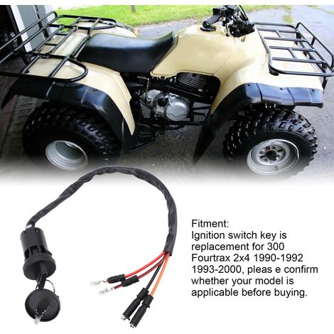 Interruptor de encendido con llaves 35100 HM5 671 para Honda Fourtrax 300 2x4 ATV (1990-2000) (1/5)