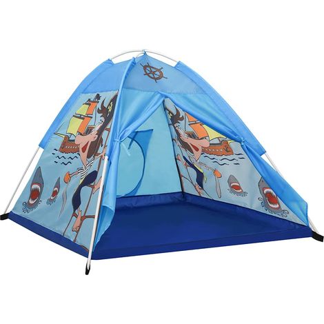 Tente de jeu pour enfants Bleu 120x120x90 cm