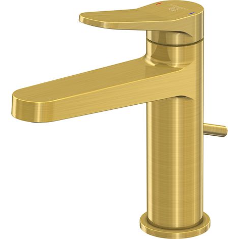 Steinberg 340 - Miscelatore per lavabo, con sistema di scarico, oro spazzolato 340 1000 BG (1/5)