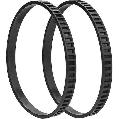 Pneus de rechange pour scie à ruban DEWALT (lot de 2) : caoutchouc haute performance pour une coupe en douceur. (1/4)