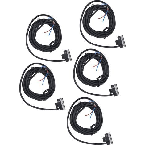 2-Draht-Magnet-Näherungssensor, normalerweise offener Hochfrequenzschalter, 5 Stück, AC/DC 5–240 V, induktiver Detektor (1/5)