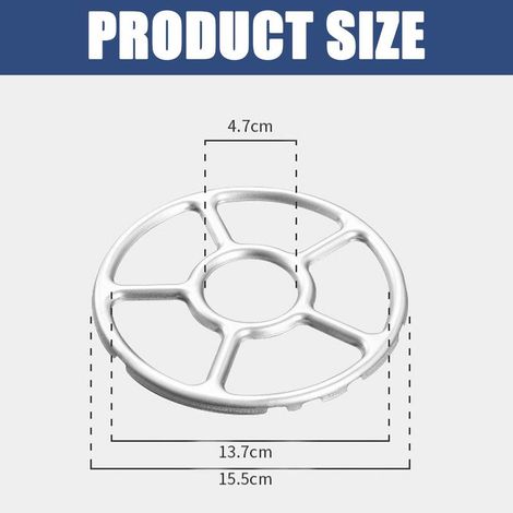 Gasreduzierstück aus Aluminiumlegierung, Gasreduzierstücke für Kochfelder, Gasreduzierstücke mit Wokhalterung, Wokhalterung für Gasherde, Gasbrenner für Gasherde, Gashalterung für die Küche (1/4)