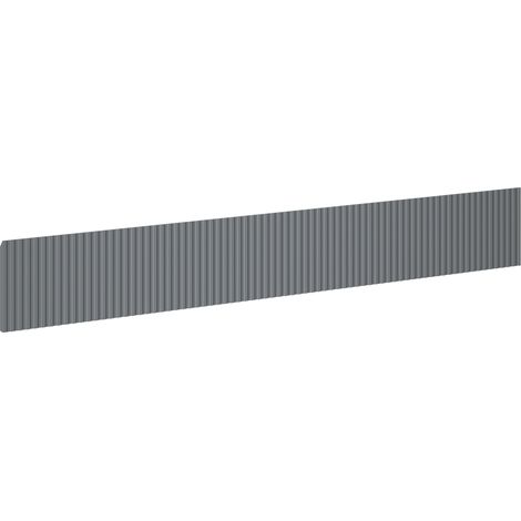 Mexen Rivel frente ranurado para cuerpo de mueble de baño 160 x 20 cm, grafito mate - 91A20-1600-235-1-66 (1/2)