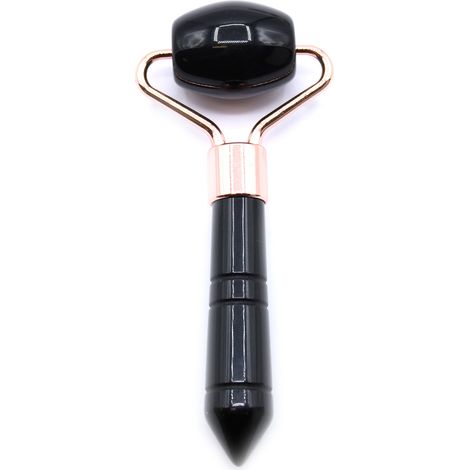 Mini rouleau de pierres précieuses - Obsidienne noire- Vendu par 1