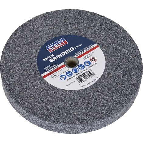 Sealey 200 x 25mm Grinding Stone 16mm Bore - A36Q Coarse BG200/16