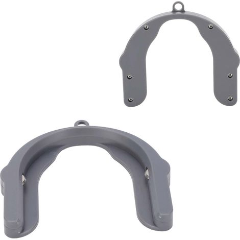 Ouvre-boîte manuel, outil d'ouverture de bouteilles et de coupe avec lame en acier inoxydable 304 (gris) (1/5)