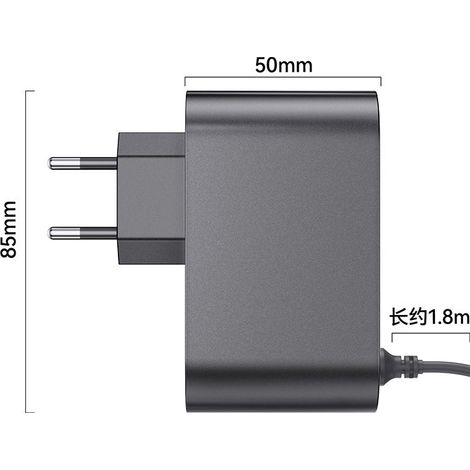 Compatible avec les chargeurs standard européens Dyson V6, V7 et V8, câble de charge rapide pour aspirateur (1/4)