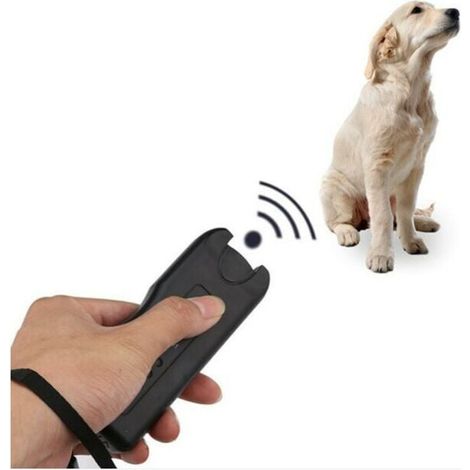 Ultrasonic Dog Bark Control Device, Portable 3-in-1 Dog Bark Deterrent, LED Outdoor Bark Controller, Anti-Bark Device for Small and Large Dogs. MUMU (1/4)