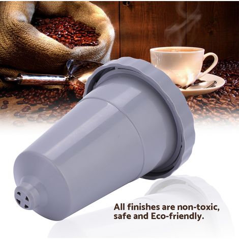 Wiederverwendbarer Kaffeefilter, Edelstahl-Kaffeefilterbecher für Heimkaffeemaschinen (1 Stück) (1/5)