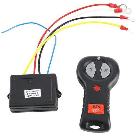Ensemble de télécommande sans fil électrique à interrupteur unique pour treuil 12 V, remplacement robuste pour camion (1/5)