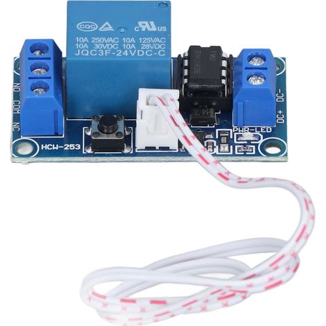 Module de relais autobloquant, composants électroniques, carte de relais de commande bistable simple 24 V (1/5)
