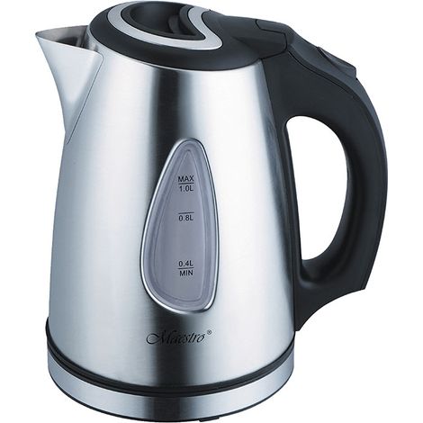 Bollitore elettrico maestro mr-029new 1l acciaio inox 1600 w (1/3)
