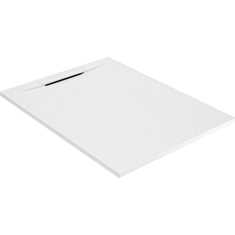 Receveur de douche à poser 120x90 cm – Biolex extra-plat – Texture granit – Adhérence PN24 pour sécurité optimale – Anconetti