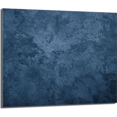 Plaque de protection en verre pour poêle 60x52 Ardoise (1/5)