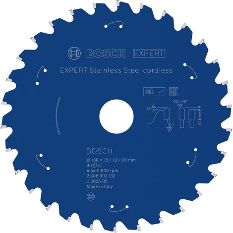 1x Lame de scie circulaire EXPERT Stainless Steel cordless (1/5)