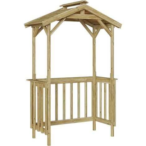 Abri pour barbecue Pinède imprégnée