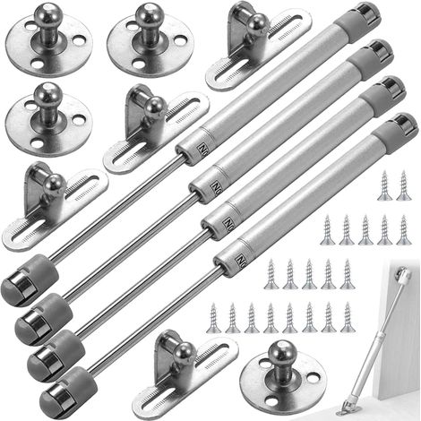 4Pcs Vérin à Gaz Bras 200N, ressort amortisseurs à gaz d'origine, Pneumatique Verin Meuble Cuisine Hydraulique, pour Levage de Porte Armoire Meuble Cuisine Amortisseur charniè, Bras pneumatique (1/5)