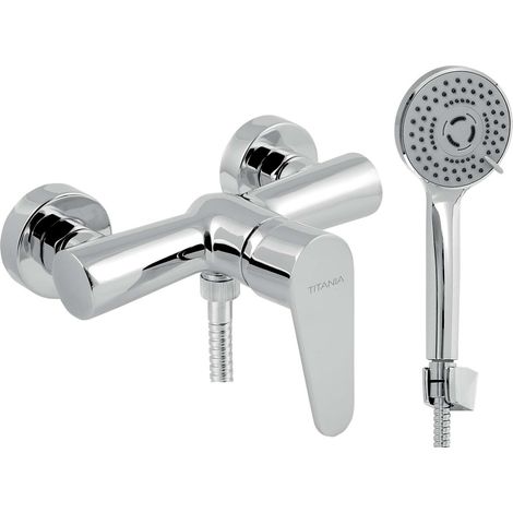 Novaservis Titania Fresh - Brausebatterie mit Zubehör, Chrom 96061,0E