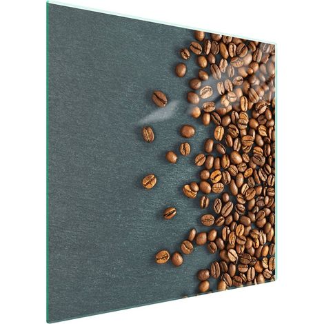 Protezione in vetro per piano cottura 50x52 Caffè (1/5)