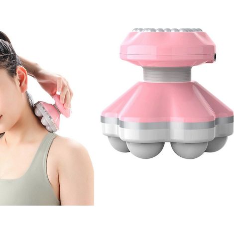 Mini masseur électrique portable à vibrations - Rose (1/5)