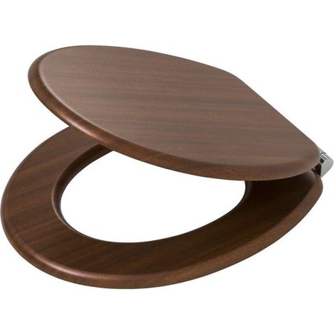 Tiger Douglas Abattant WC - 38x43x5cm - softclose - MDF - noyer (1/5)