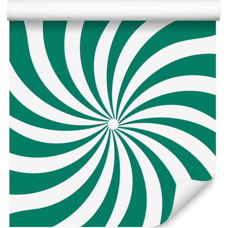 Papier peint hippie à motif marin, blanc et menthe, pour salon et chambre, 50x1000 (1/5)