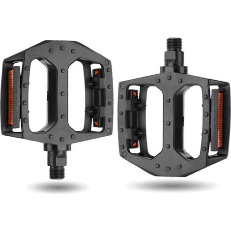 Pédales de Cyclisme en Alliage d'Aluminium - VTT Étanches Avec Bandes Réfléchissantes - Plates-Formes et Accessoires de Vélo de Montagne (1/5)