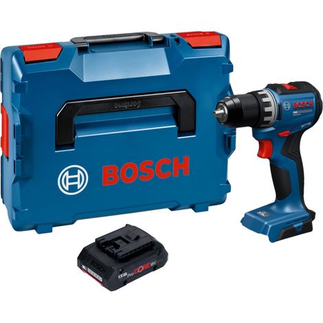 Perceuse-visseuse sans fil Bosch GSR 18V-52 Professional 18 V 70 Nm sans balais + 1 batterie ProCORE 4,0 Ah + L-Boxx - sans chargeur (1/5)