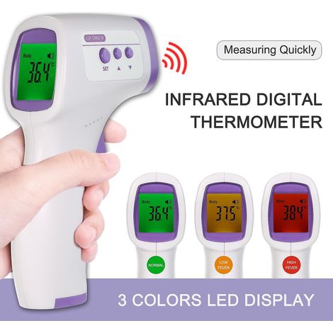 Berührungsloses digitales Infrarot-Stirnthermometer zur Temperaturmessung für Kinder und Erwachsene (1/5)