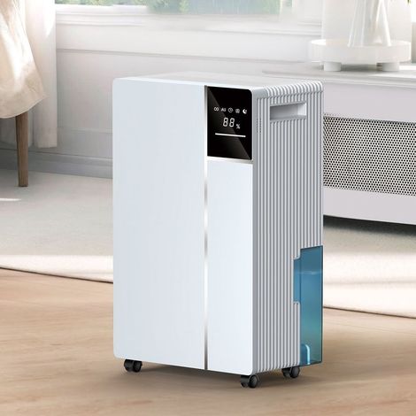 Déshumidificateur d’air 16L/jour – Ultra-silencieux – Contrôle intelligent – Minuterie 24H – Indicateur d’humidité – Pour espaces moyens à grands (1/4)