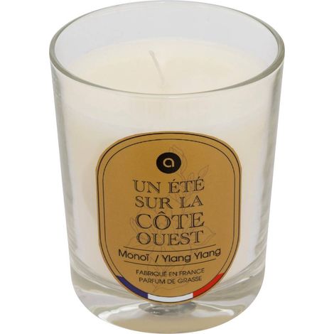 Bougie parfumée Nibi monoï et ylang ylang 180g - Atmosphera créateur d'intérieur