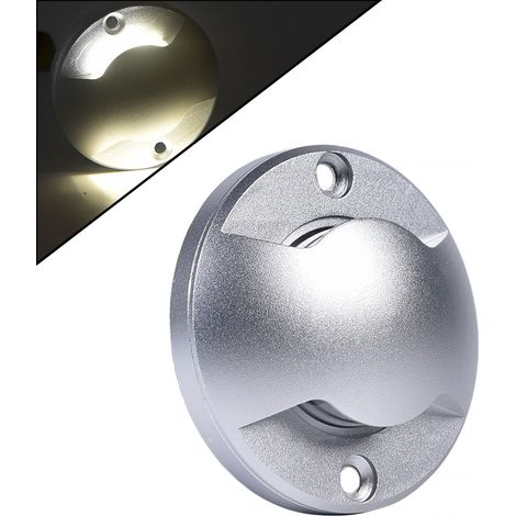 FARETTO SEGNAPASSI LED 4W CALPESTABILE LUCE RADENTE DOPPIA FINESTRA 4000K IP65 - IDEALE PER VIALI GIARDINI E PERCORSI ESTERNI (1/5)