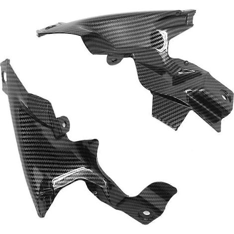 Pièce de moto : cache de conduit d'admission d'air dynamique, garniture de carénage en fibre de carbone pour Yamaha YZF R1 YZF-R1 2007 2008 (1/5)