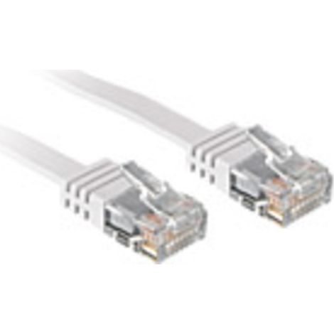 Lindy - Cable de 3 Patch Flat Network CAT.6 U/UTP Copper 1 m white