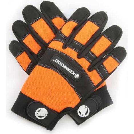 Gants tronçonneuse protection noir taille 9. Kerwood. Class 1 (1/5)