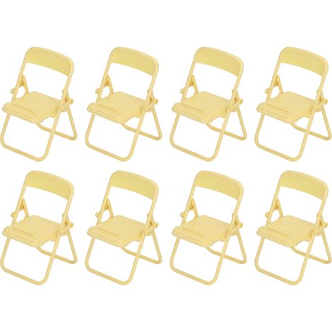 30pcs Support Téléphone Pliable Forme Chaise Multicolore Pastel, Réglable pour Bureau, Tablette et Mobile, Léger et Compact (1/5)